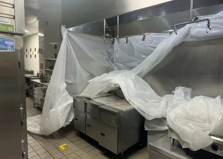 Commercial kitchen exhaust cleaning documentation from Kajun Hood Cleaning
